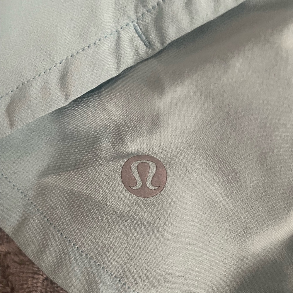 lululemon athletica Light Blue Athletic Low Rise Shorts - Picture 3 of 4